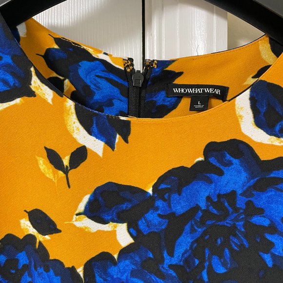 Who What Wear Sleeveless Floral Dress - Picture 7 of 13